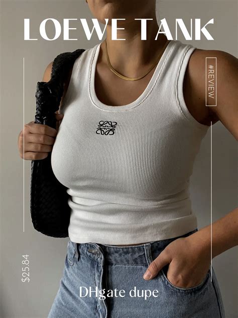 fake loewe tank top